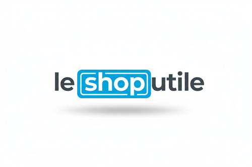 Fait moi un logo « leshoputile » en mettant shop dans un encadrement d’une couleur voyante mais pas trop foncer tout en conservant un seul s dans le titre